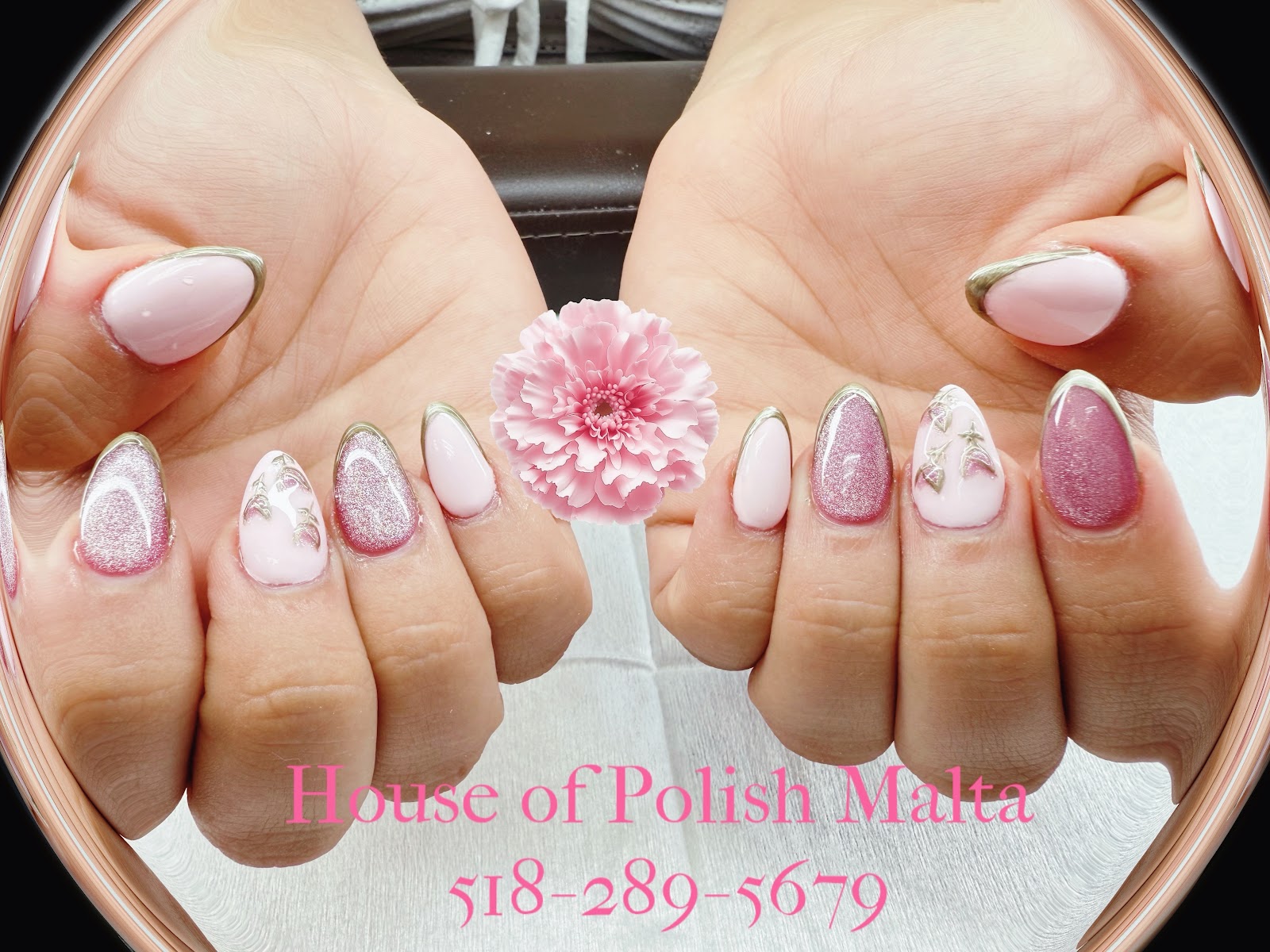 House of Polish Nails & Spa/Nail Salon nail work in Ballston Spa, New York
